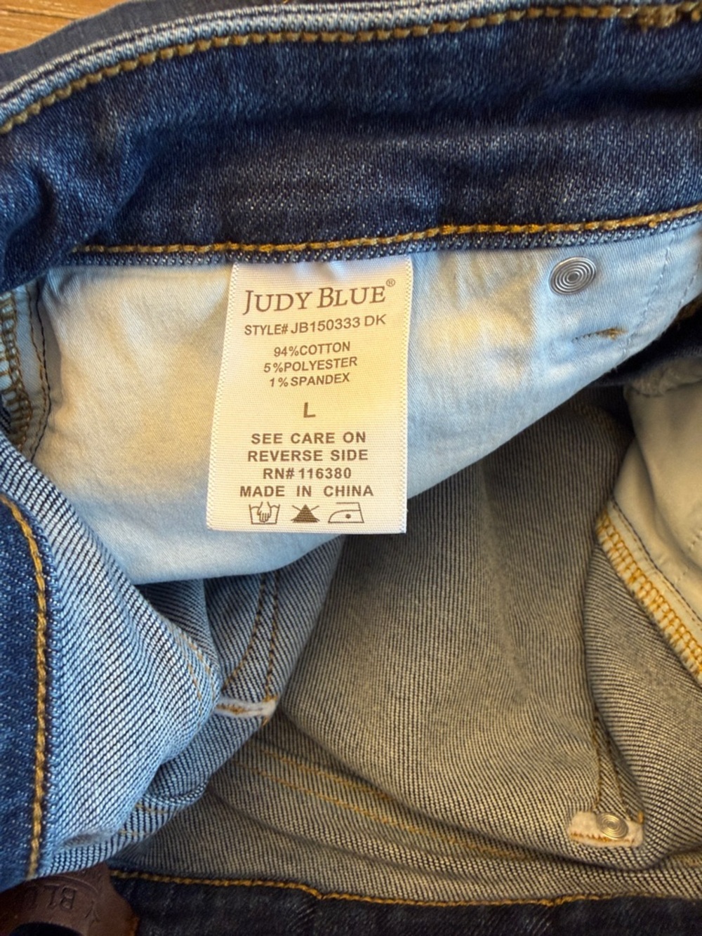 Judy Blue Jean Shorts - Picture 5 of 5